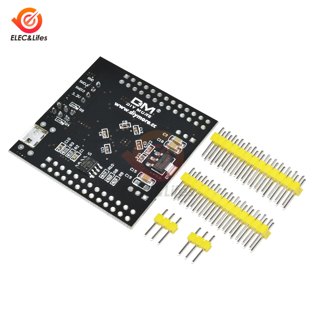 Мини USB STM32F103RBT6 ARM 32 бит Cortex STM32 развития плата расширения вспышка I/O программатор AVR микроконтроллер для Ardunio