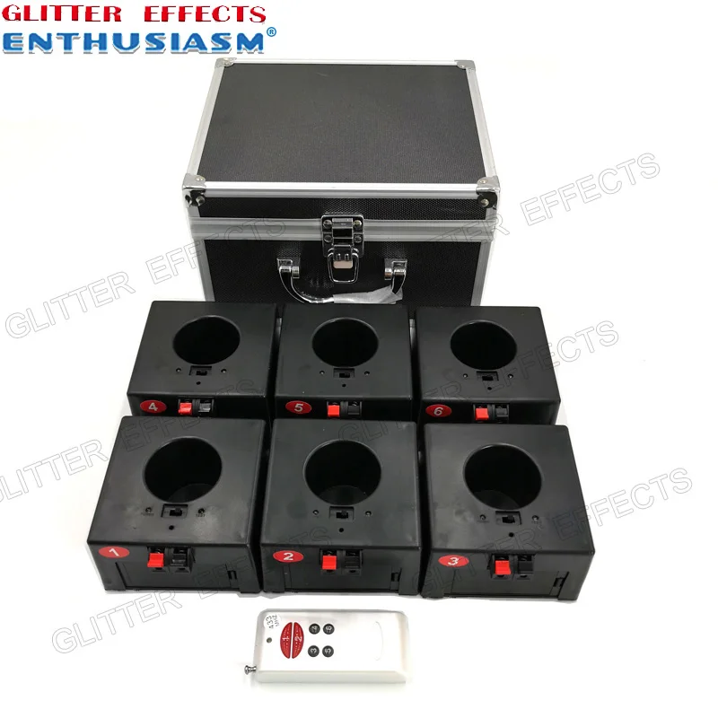 

D06 six channel remote control indoor fountain base wedding machine