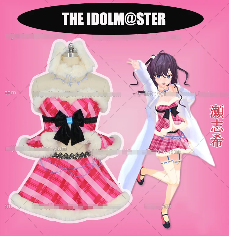 

Anime!THE IDOLM@STER CINDERELLA GIRLS Ichinose Shiki Original Version Lovley Sexy Uniform Cosplay Costume big size Free Shipping