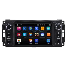 Android 7.12 quad core Car DVD GPS For Jeep Wrangler Compass Grand Cherokee Commander Liberty Patriot Chrysler 300C