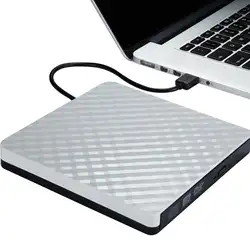 USB 3,0 Ультра тонкий внешний CD драйвер записывающее устройство DVD горелка для портативных ПК дропшиппинг