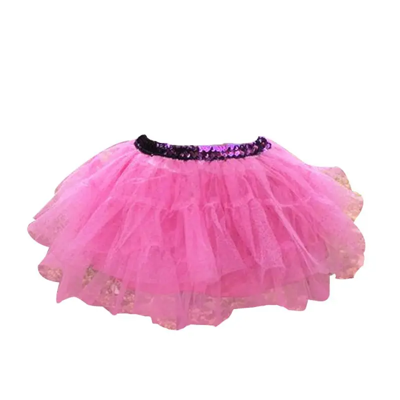 

Fashion Baby Kids Girls Princess Sequins Glitter Dance Tutu Skirt Ballet Party Dance Tutu Skirts Children Chiffon 3-8T