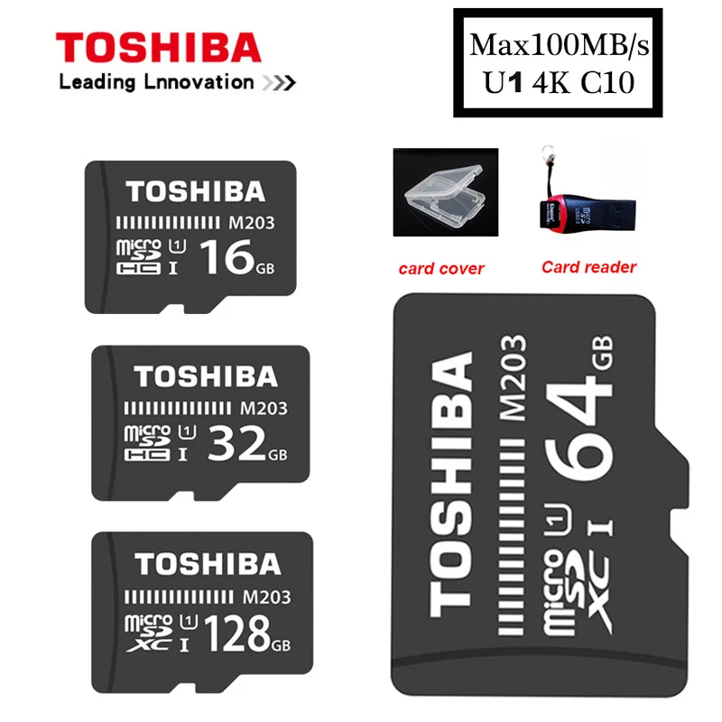 Toshiba карта памяти класс 10 16 ГБ 32 64 Гб 128 | Компьютеры и офис