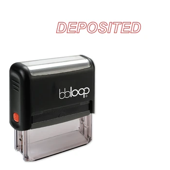 

Bbloop Deposited w/Italic outline Style Font and Design Self-Ink