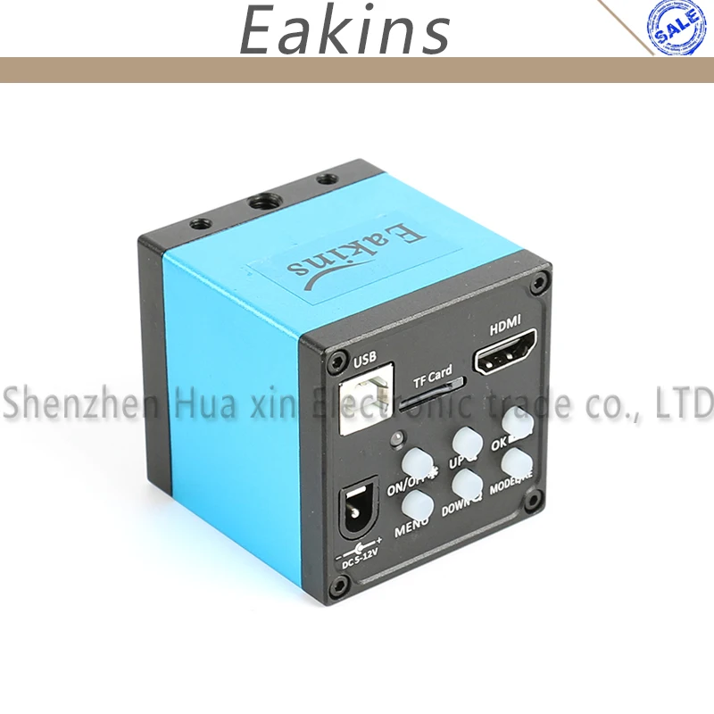 1080P 12MP 4K UHD HDMI 3840*2160 Industrial Digital C mount Video Microscope Camera TF Video Image Storage Measurement Function 6
