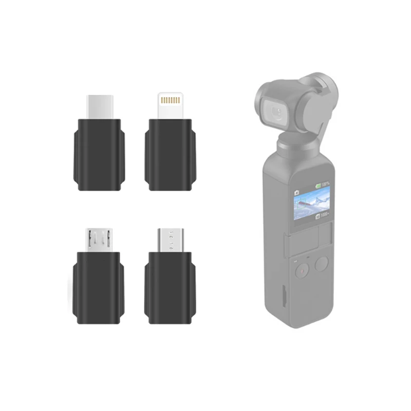 Smartphone Android iOS Data Connector for DJI OSMO Pocket Gimbal Forward Reverse Type-C Adapter Accessories