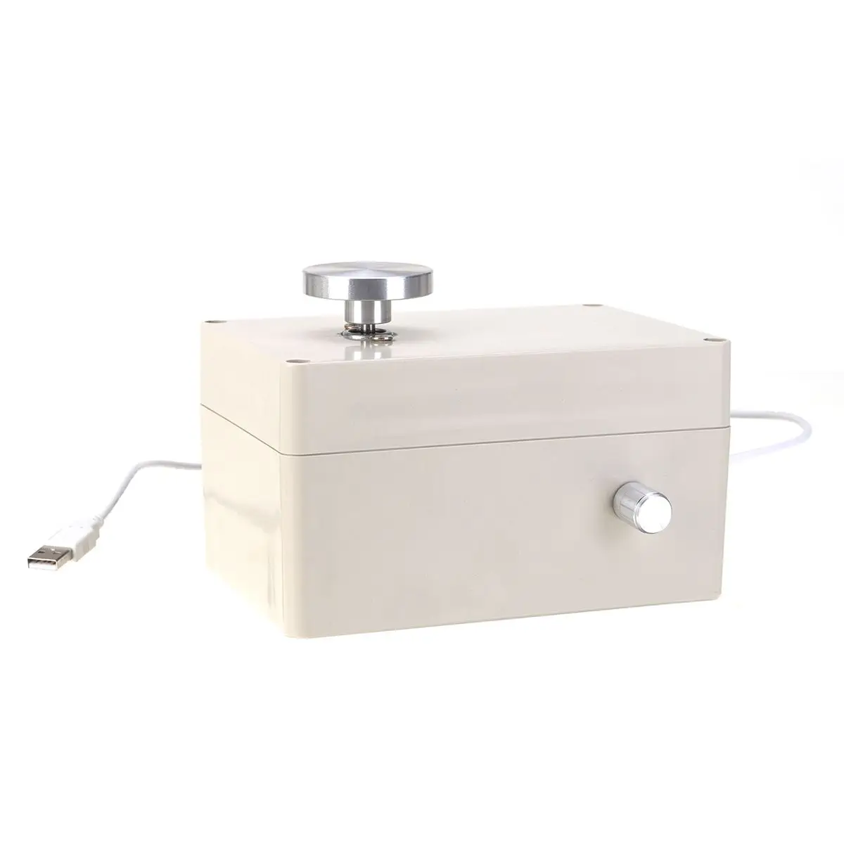 Liga de Alumínio Presente para Crianças Dedo Mini Roda Cerâmica 4.5cm Turntable Knob Stepless Velocidade Mudança Brinquedos Aprendizagem Usb 8 Máquinas de aprendizagem