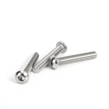 Button Head Screw Hex Socket Cap Screws Round Pan Thread Machine Metric Mushroom Hexagon Bolts 304 Stainless Steel M2 M2.5 M3 M4 Button Head Screw Hex Socket Cap Screws Round Pan Thread Machine Metric Mushroom Hexagon Bolts 304 Stainless Steel M2 M2.5 M3 M4