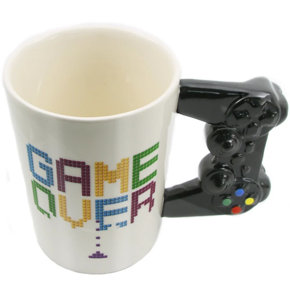 Игра над керамическая кружка игровой Стиль 3D Геймпад контроллер кофе молоко кружка для сока чайная чашка для офиса геймер Gameboy подарок на день рождения