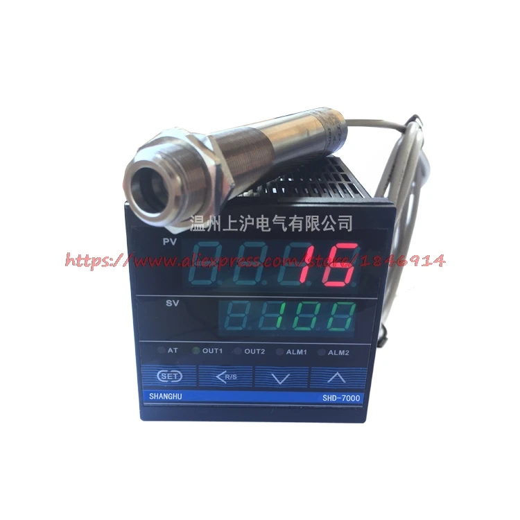 

Free shipping 0-2500 degree of non contact Infrared temperature sensor probe with temperature control table