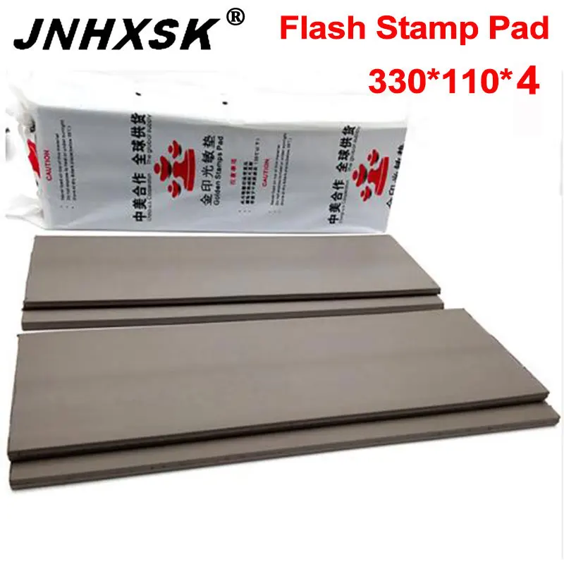 

330x110x4 MM flash stamp black white pad Cushions rubber stamp photo-sensitive plate materials self-inking stamping making