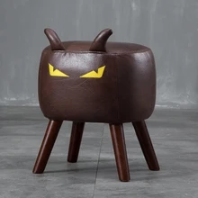 Creative Devil makeup solid wood stool designer furniture home shoes stool vanity stool removable stool jennifer taylor sea mist storage vanity stool 18w x 18d x 19h