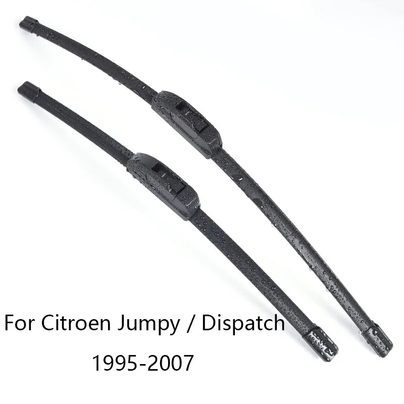 Щетки стеклоочистителя лобового стекла для Citroen Jumpy форма 1995 1996 1997 1998 1999 2000 до Резина стеклоочистителя лобового стекла автомобиля - Цвет: 1995-2007