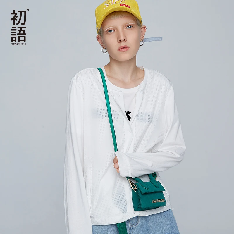 Toyouth новый корейский белый тонкие куртки свободные Harajuku пальто и Для женщин
