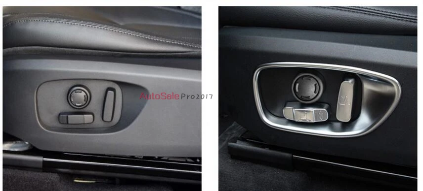 For Jaguar F Pace f pace X761 2016 2017 Matte ABS Chrome font b Interior b