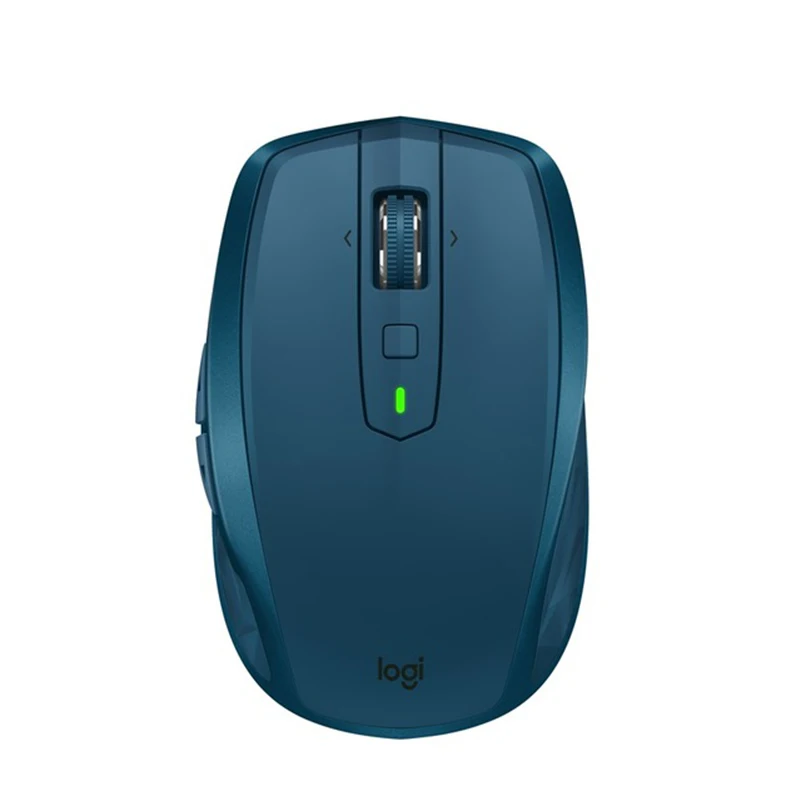 Logitech MX Anywhere 2 s, mano derecha, RF inalambrica + Bluetooth, 4000 dpi, 106 г, Azul