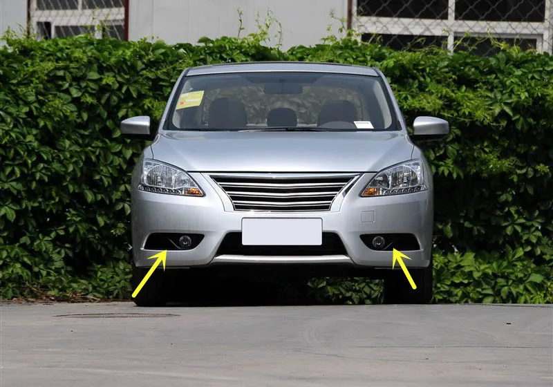 2* белый+ желтый дневной ходовой свет DRL светодиодный для Nissan Sylphy Puls 2012- A