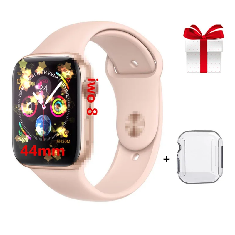 

Smart watch iwo 8 rose gold ladies smart watch replace belt can answer call SMS synchroniza men's smart watch for ios android