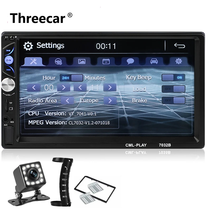 12 all Newest 2 din Autoradio Bluetooth Mirrorlink Car Stereo 7" HD MP5 Auto Multimedia Player Aux FM Input Receiver With Rear Camera - Цвет: 12 all