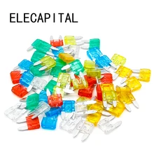 60 шт. Авто Грузовик ATC предохранитель 5A 10A 15A 20A 25 30A AMP Мини Лезвие смешанный набор