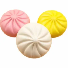 Мягкая булочка на пару медленная растущая пища Squishies Jumbo хлеб мягкие игрушки для кухни украшения Забавный подарок для детей