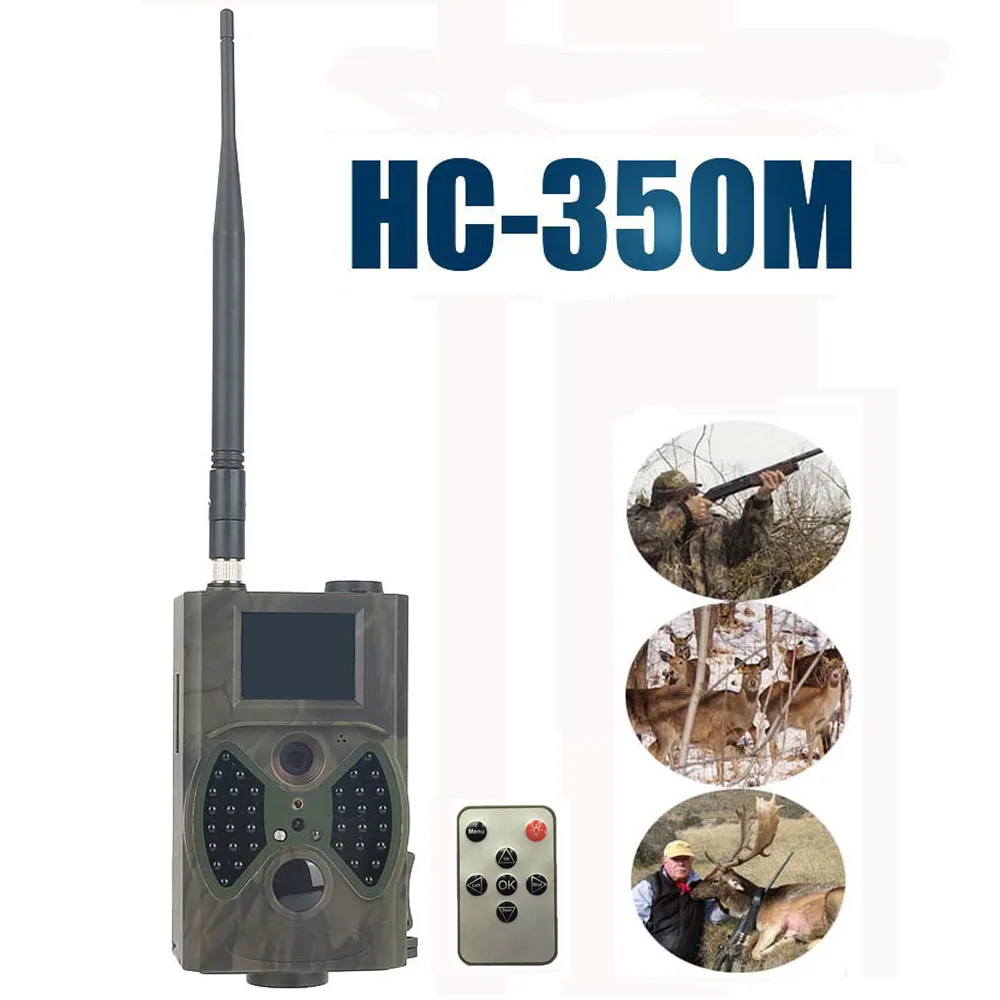 

Cellular Wireless Hunting Camera Wildlife Trail Cameras 2G MMS SMS 16MP Night Vision Photo Traps Surveillance Tracking HC300M