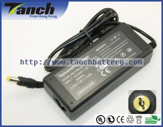 

Laptop AC adapters for GATEWAY MD24 ID59C NV4001c AS8930-6442 TRAVELMATE 6460 804LM Aspire 4330 3274NWXCI 19V 65W