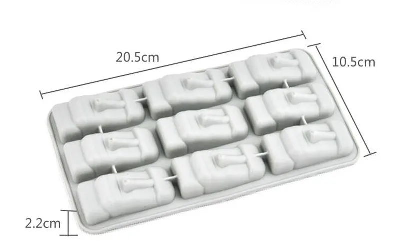Easter Island Moai Stone Statues Ice Trays 1