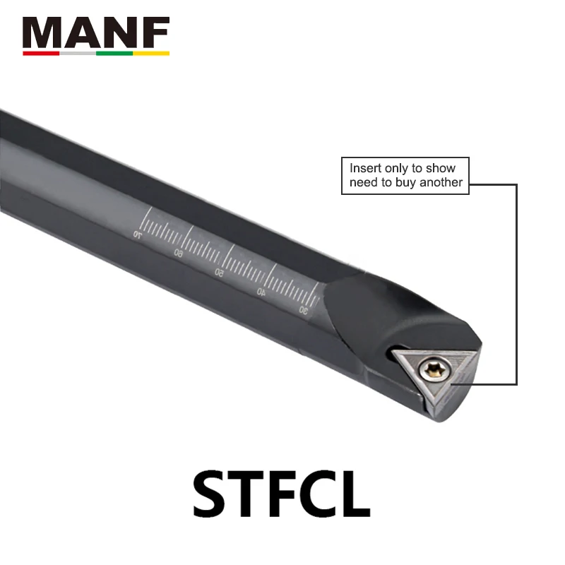 MANF 8 мм 10 12 S14N STFCR09 токарный резец ЧПУ шуруповерт из нержавеющей стали стержни для