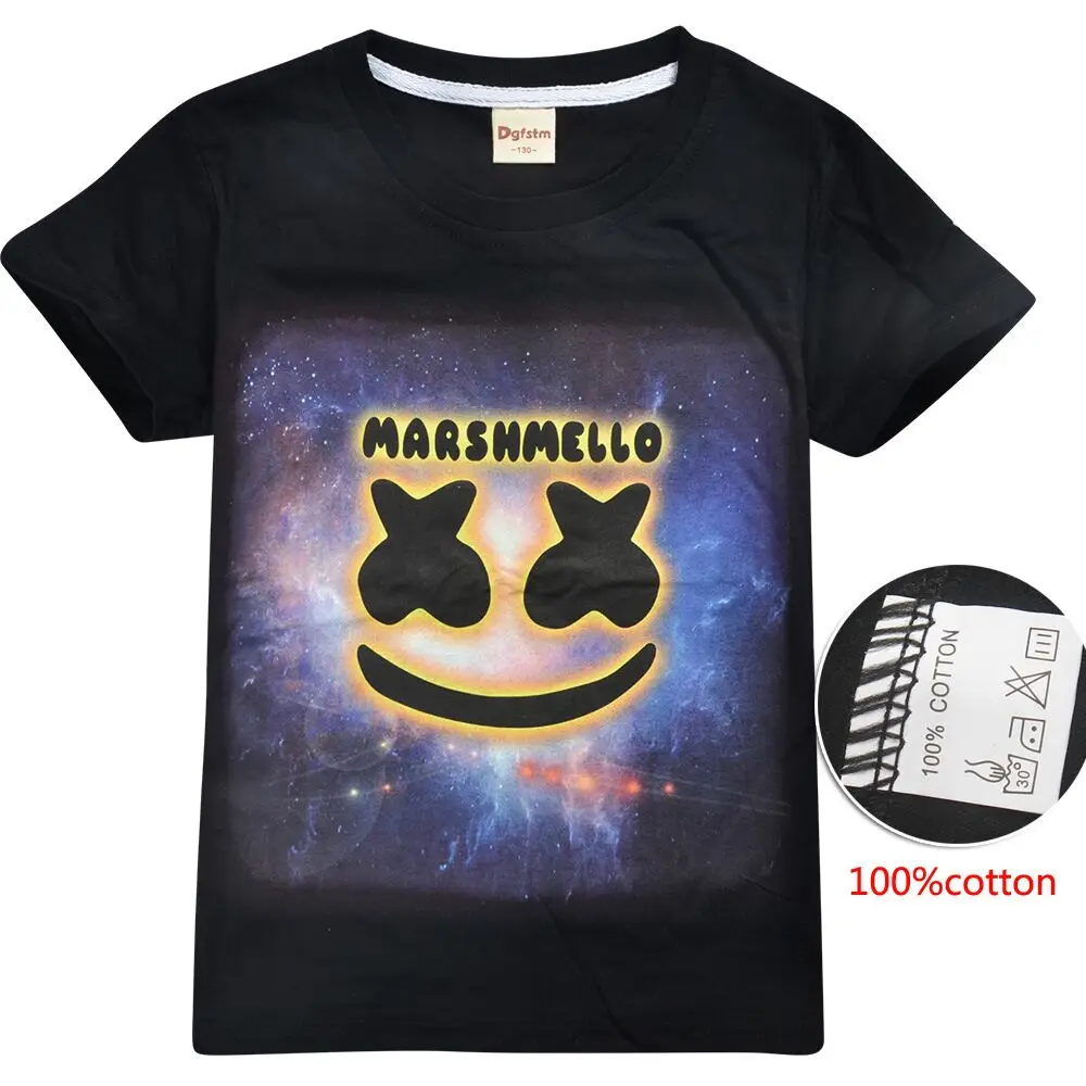 2021 Roblox Kids Boys T Shirt Tops Marshmello Dj Music Children Summer Short Sleeve T Shirt Tee Tops Baby Girls Boys Clothes Custume From New198 11 56 Dhgate Com - roblox how to get marsh mello cloths