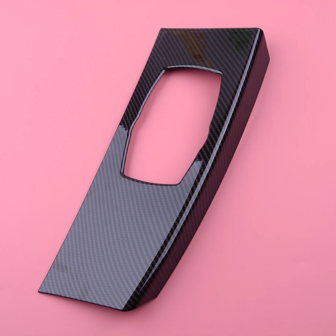 

DWCX ABS Carbon Fiber Texture Car Multi-Media Button Switch Cover Trim Fit for BMW X3 X4 2018