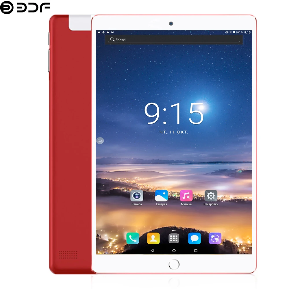 BDF Tablet 10 дюймов Android 7,0 Octa Core 2G RAM 32G ROM Dual SIM 3g/4G телефон LTE планшетный компьютер 1280*800 ips ЖК-дисплей Bluetooth WI-FI
