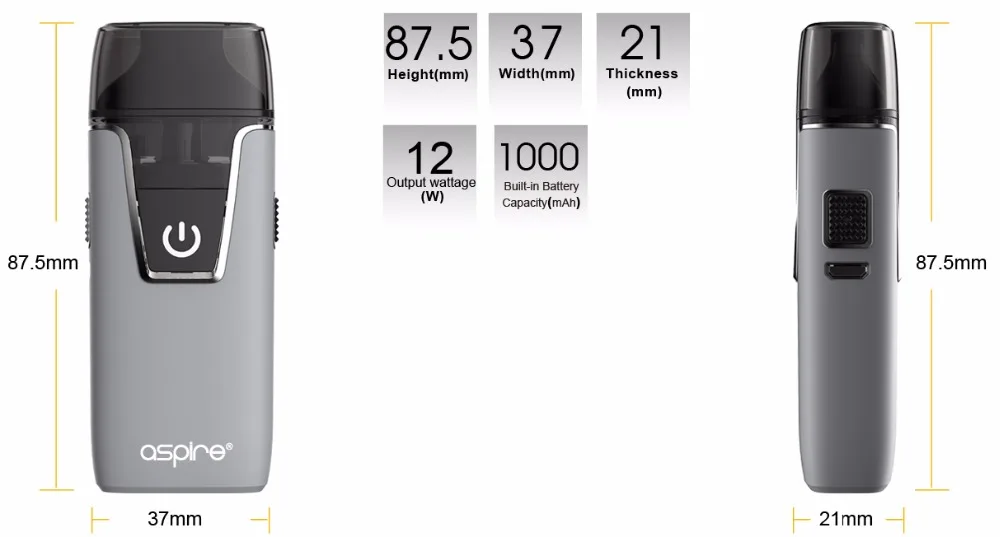 In stock!! Aspire Nautilus AIO kit newest aspire pod system kit with 1000mAh battery 4.6ml capacity pod vape kit vs breeze 2 kit 01 (16)