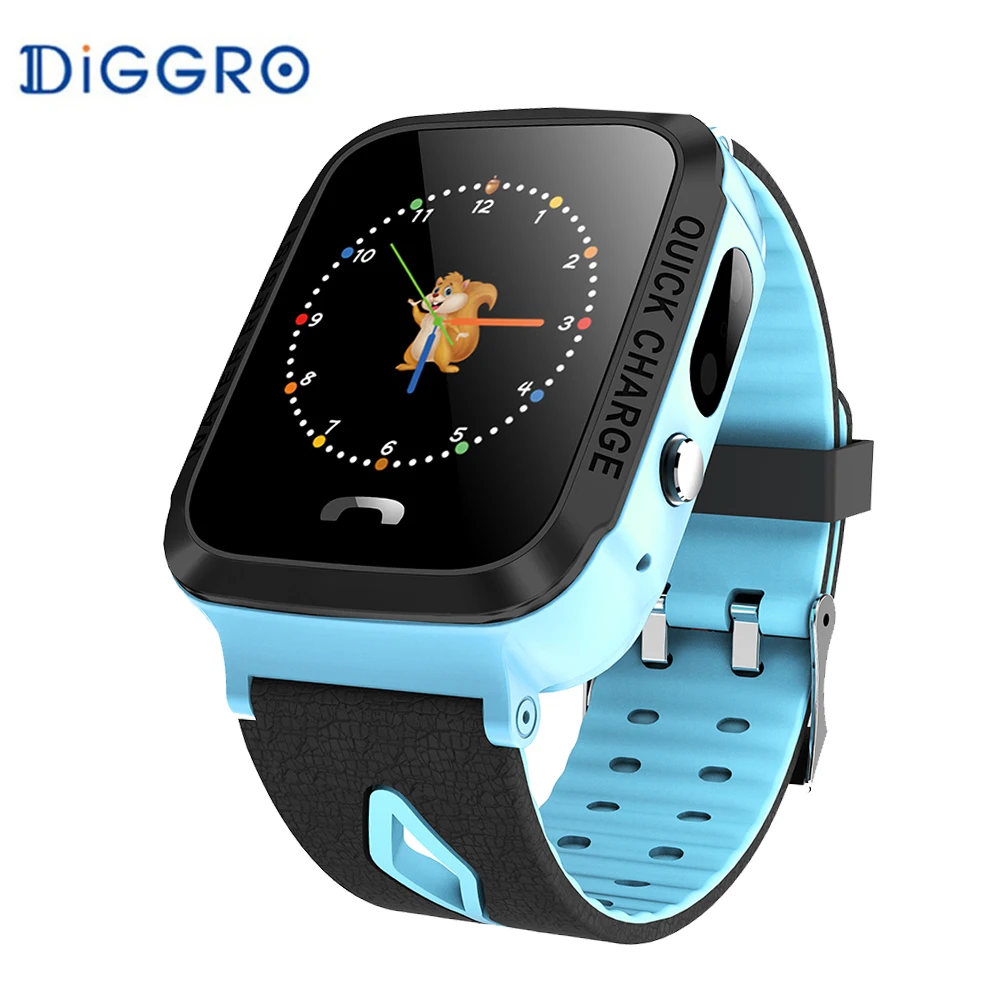 

Diggro V5G Kids GPS Smart Watch LBS MTK6261D 1.44 inch Color Screen Remote Camera IP67 Waterproof Smart Watches With Math Games