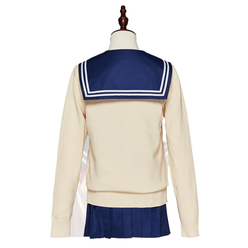 Anime My Hero Academia Boku no Hero Academia Himiko Toga JK Uniform Skirts Sweater Sweatshirts Cardigan Cosplay Costumes Suit