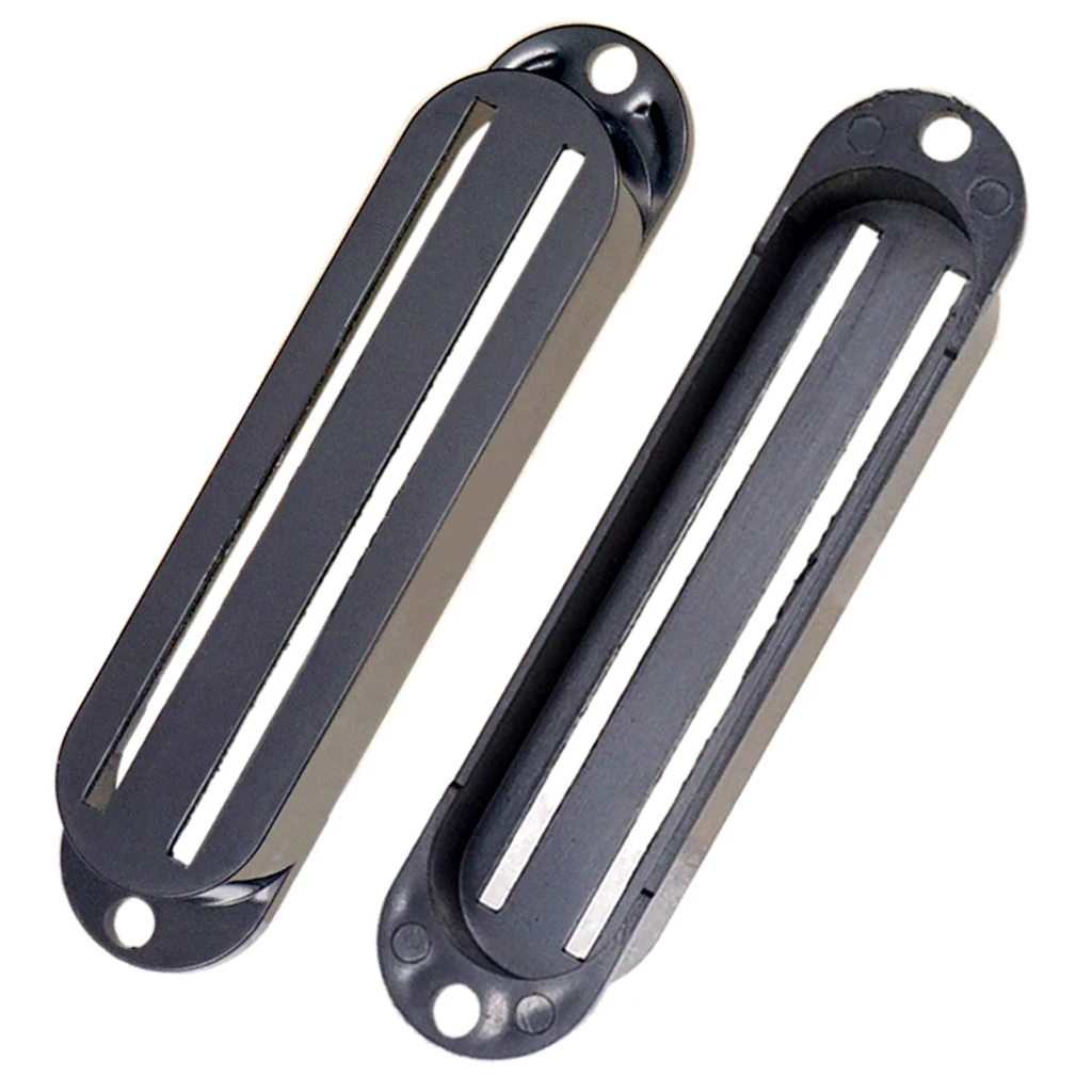 Plastic Dual Hot Rail Humbucker Pickup Covers Anti-Scratch Protector for Electric Guitar Parts Accessories
