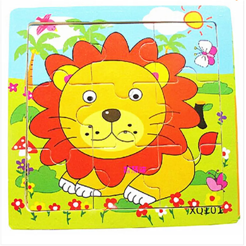 Aliexpress.com : Buy 1pc 9 Parts Cartoon Lion Animal ...
