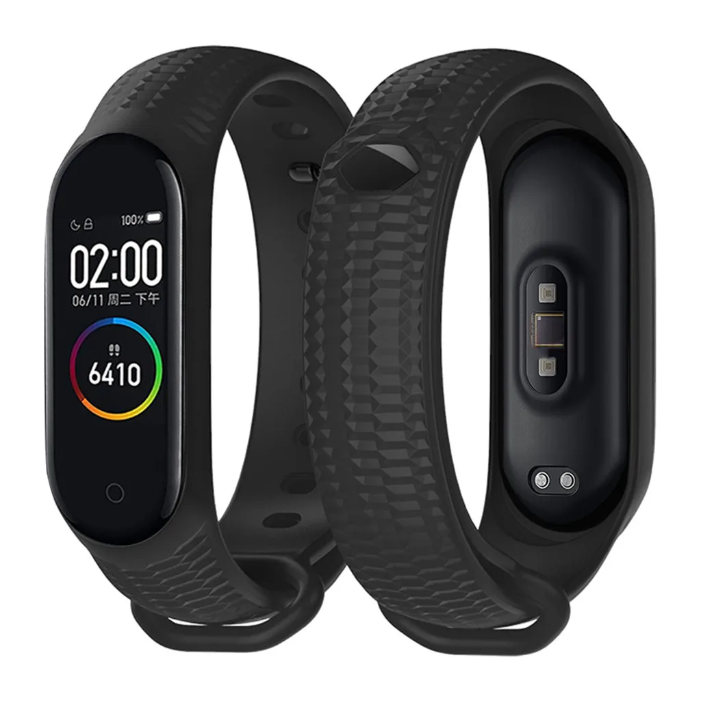 Watchbands Watch Strap Sports Soft TPE Silicone Replacement WristStrap Watch Band For Xiao Mi Band 4 Wristband 19JUN24 Watchbands Watch Strap Sports Soft TPE Silicone Replacement WristStrap Watch Band For Xiao Mi Band 4 Wristband 19JUN24