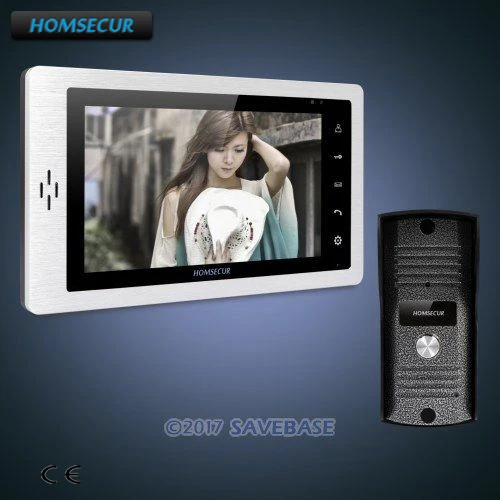 Система видеодомофона hompur 7 &quotс функцией и встроенным монитором 1C1M|audio intercom|entry