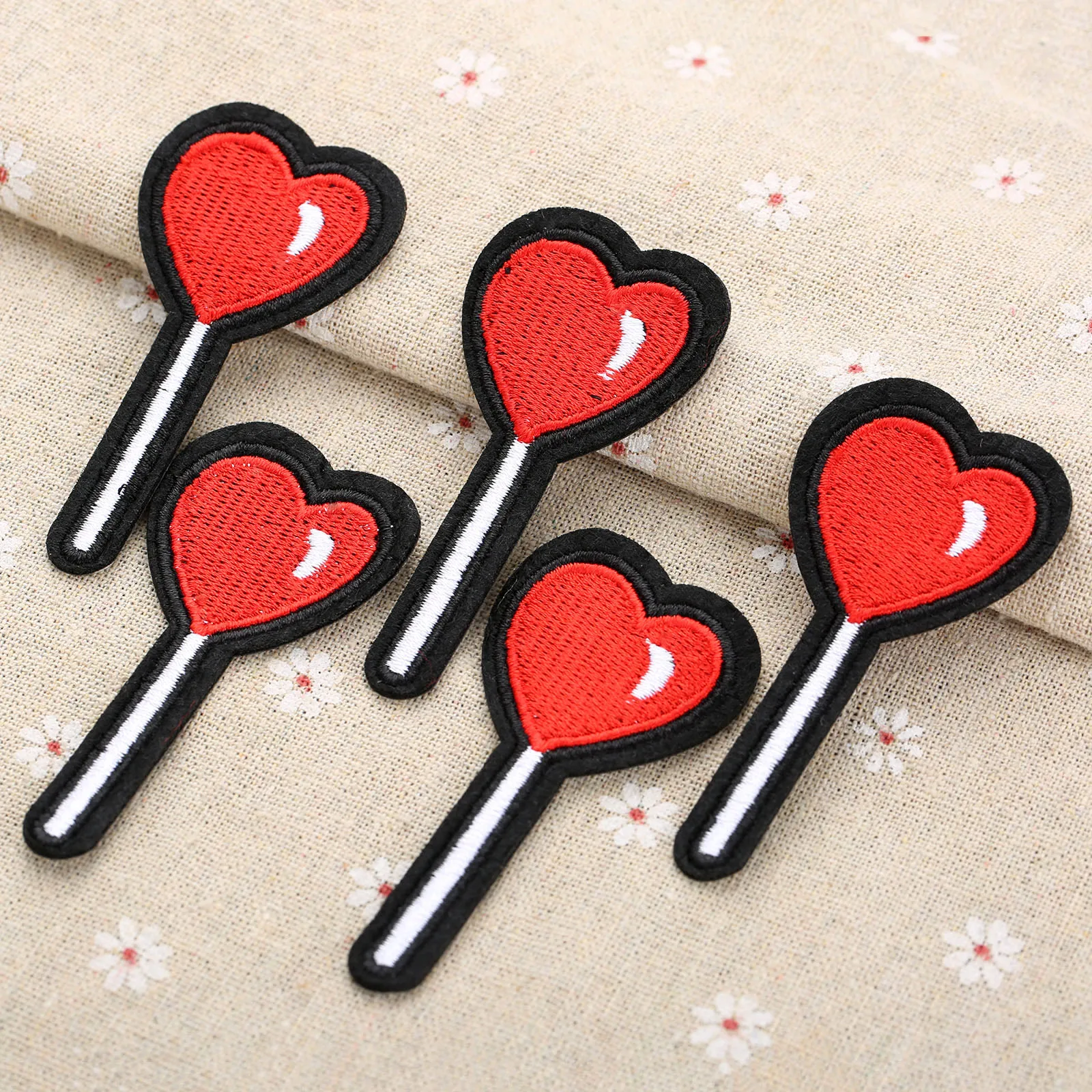 

Lollipop Patch Biker Cheap Embroidered Band Iron on Patches for Clothing Letter Punk Patch Applique Badges Unicorn