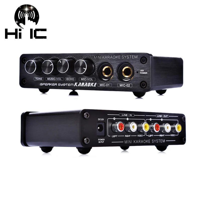 Karaoke Sound Mixer Professional Audio System Portable