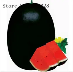 30 шт./пакет черный арбуз сладкий вкус овощи и фрукты посадки арбуз NON-GMO съедобные фрукты
