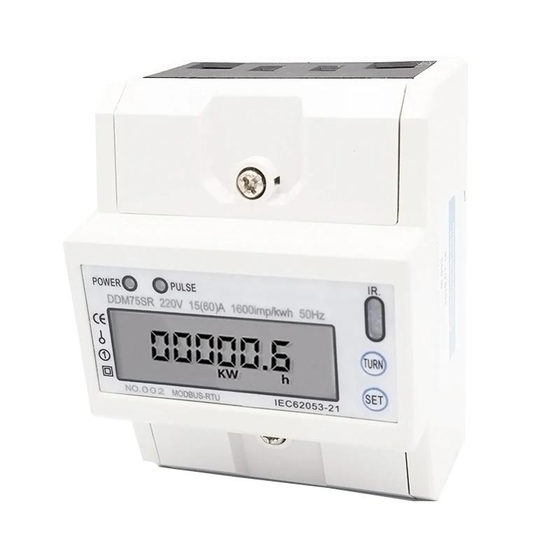 ЖК ac220V 230 V 50 Гц 60 5 80A RS485 (MODBUS RTU) удаленного счетчика функция подсветки счетчик