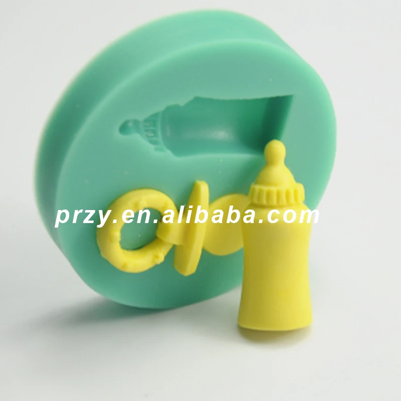 silicone mold Baby bottle nozzle Fondant Cake Decorating DIY handmade