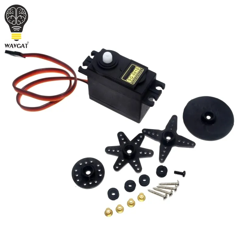 

SG5010 3KG 5KG High Torque Digital Servo Motor RC Helicopter Airplane Boat for Arduino UNO R3 SG90 MG90S