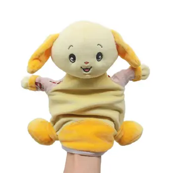 

20cm Cute Rabbit Baby Doll Hand Puppet Toys Children Soft Plush Hand Dolls Cartoon Learning Hand Glove Puppets Kid Toys Gift