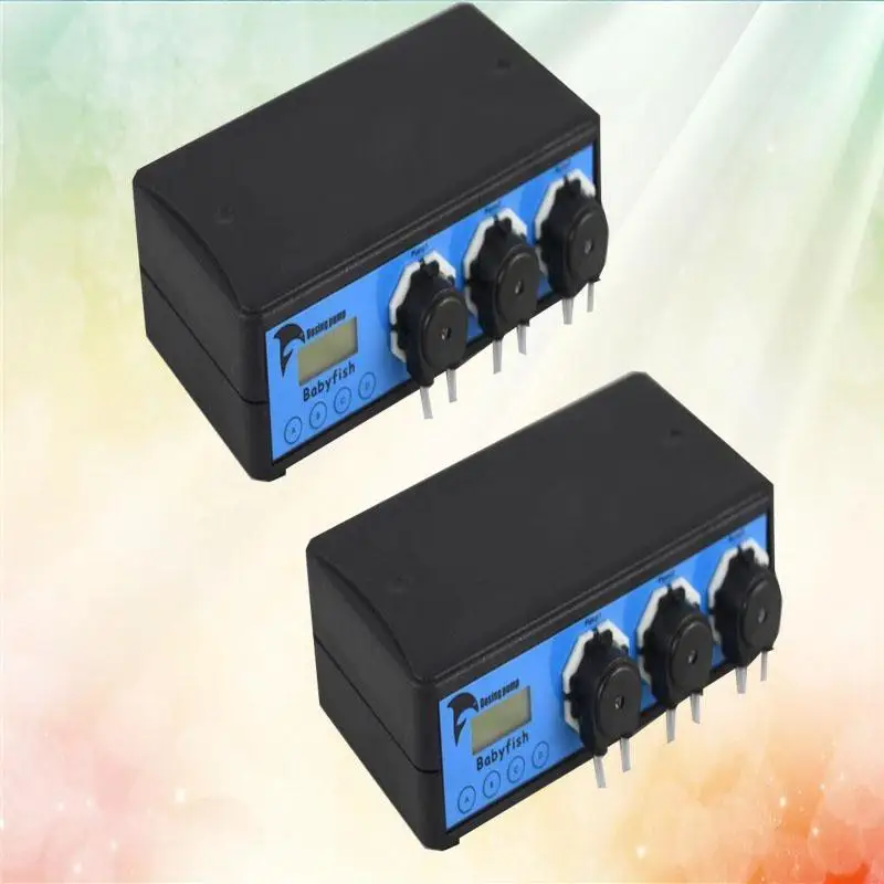 3 Dosing peristaltic pump, 6 channel pumpheads,reef coral tankin Pumps