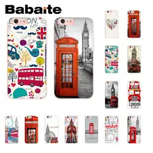 Babaite Лондонский автобус Англия Телефон Новинка чехол для телефона Fundas для iPhone 8 7 6 6S Plus 5 5S SE XR X XS MAX 10 Coque Shell
