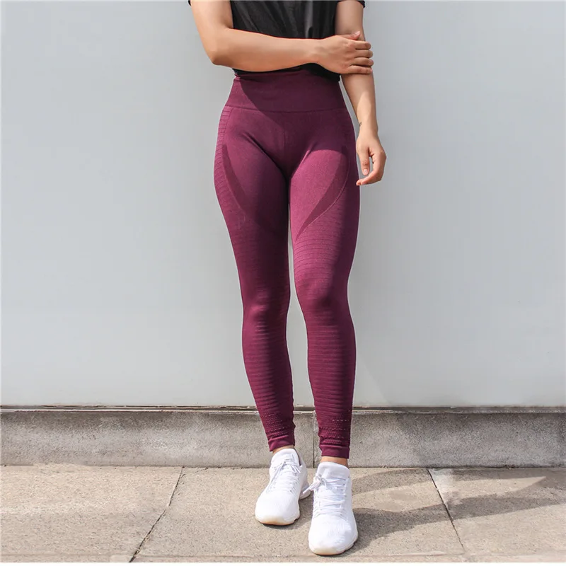 

DUOYANG 2019 Yoga Pants Black Sport Leggings High Waist Push Up Sexy Gym Running Workout Sport Fitness Leggings For Women