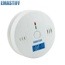 free shipping!LCD CO Sensor Work alone Built-in 85dB siren sound Independent Carbon Monoxide Poisoning Warning Alarm Detector